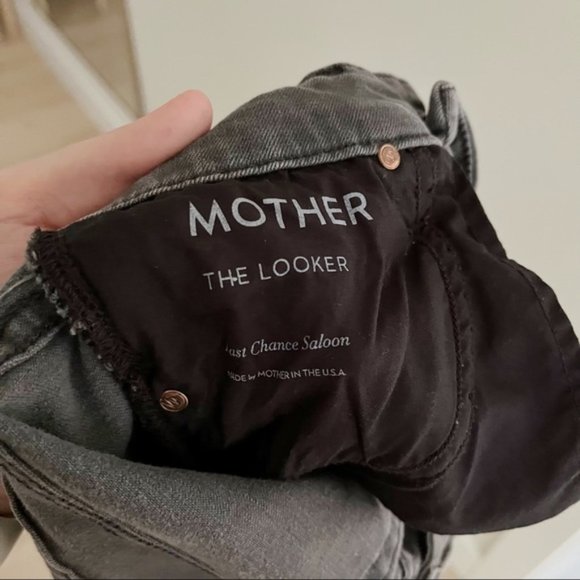 Mother The Looker Ankle Fray distressed jeans in Last Chance Saloon size - Picture 8 of 11